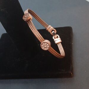 New‎ Beautiful Rose Gold Stainless Steel Women's Bracelet New By Surpass